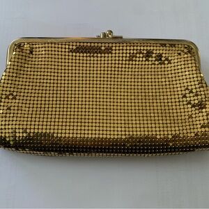 Vintage Whiting & Davis Gold Mesh makeup/Coin bag